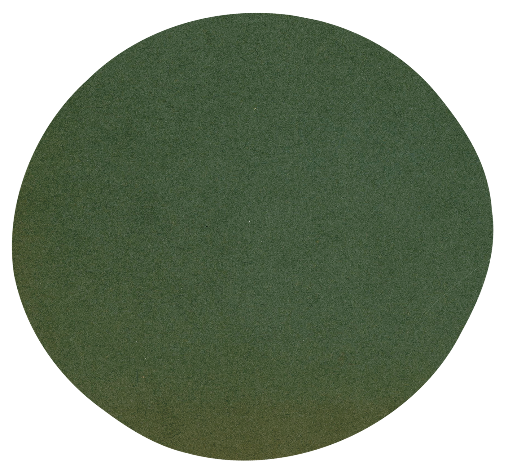 A green hockey puck with a textured surface and rounded edges.