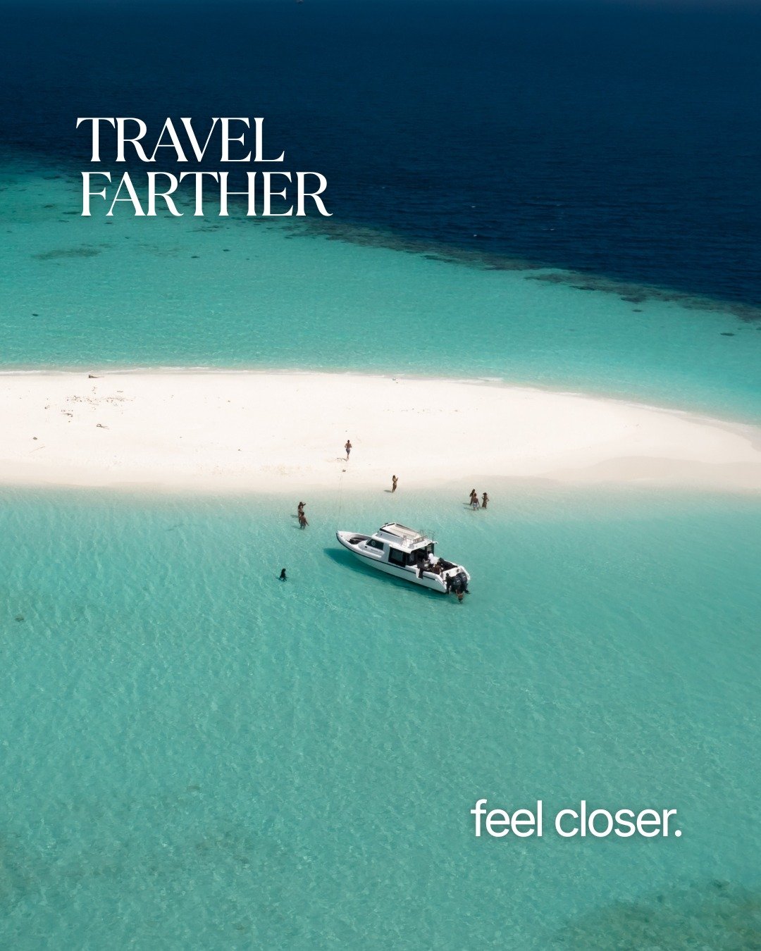 To reach Huvadhu, you travel farther.
And that distance changes everything.

Fewer people. More space. Islands that remain untouched. Sandbanks that appear and disappear with the tide. Water that feels open, quiet, and entirely your own.

Here, natur