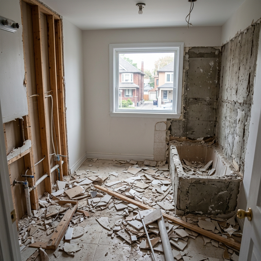 Bathroom Demo Day: What Toronto Homeowners Need to Know Before Gutting Their Bathroom