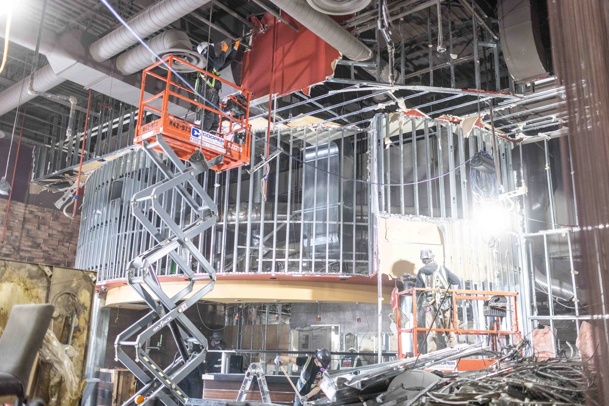 Commercial Demolition Inside a Live Mall: The Vaughan Mills Strip-Out