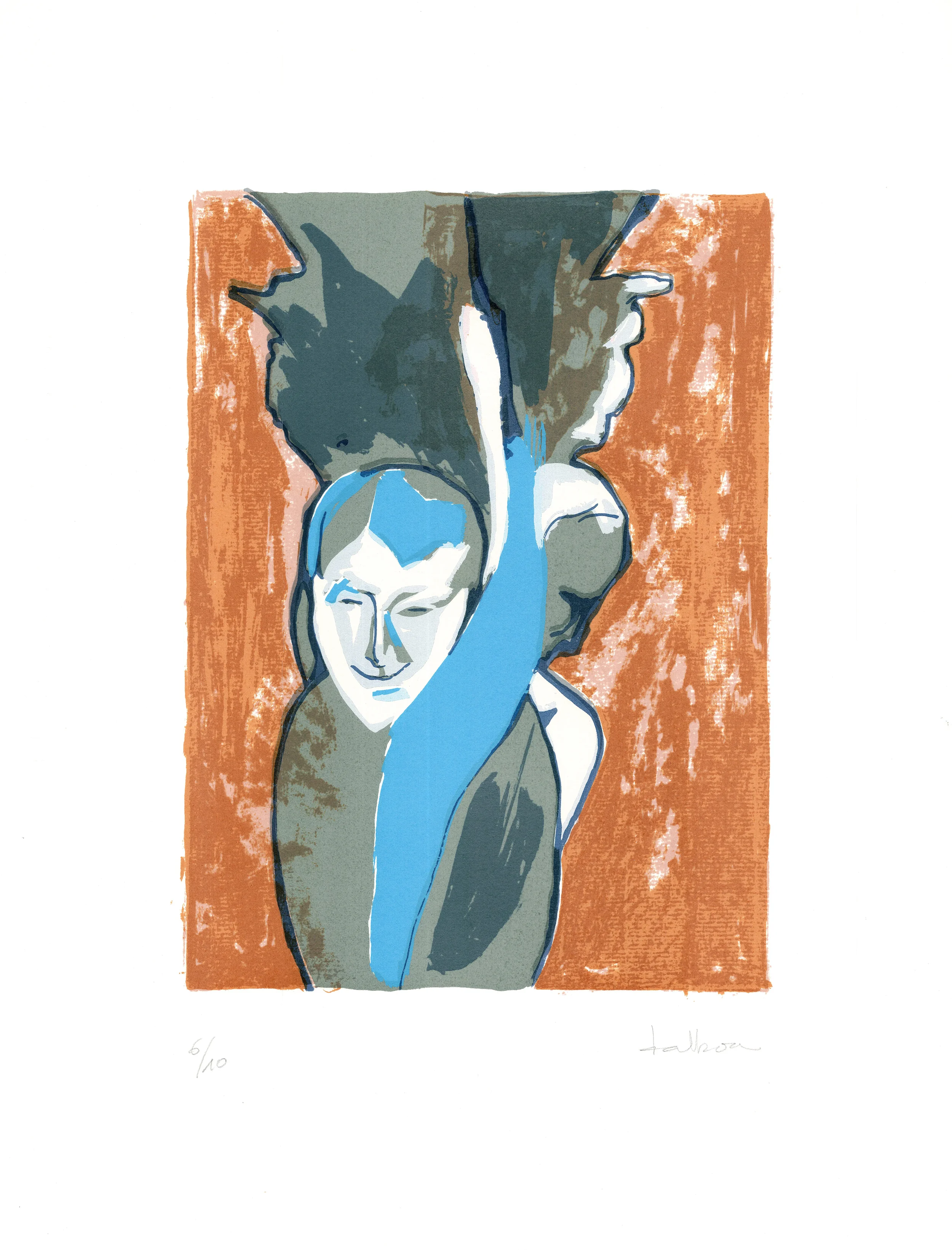 COLUMNA CON FIGURAS II
Sergrafía
50,5 x 35 cm 