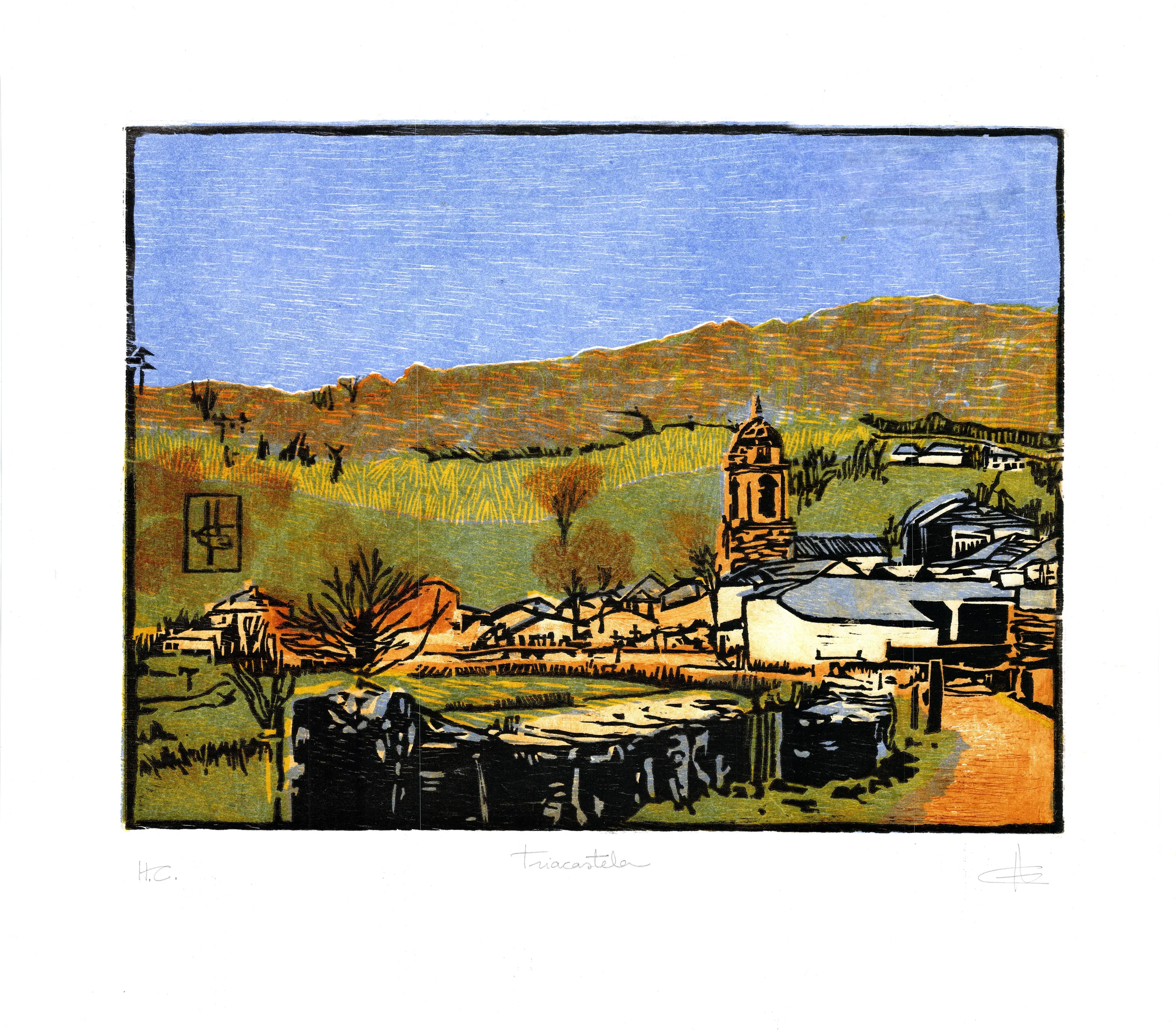 TRIACASTELA
Xilografía
50 x 44,5 cm