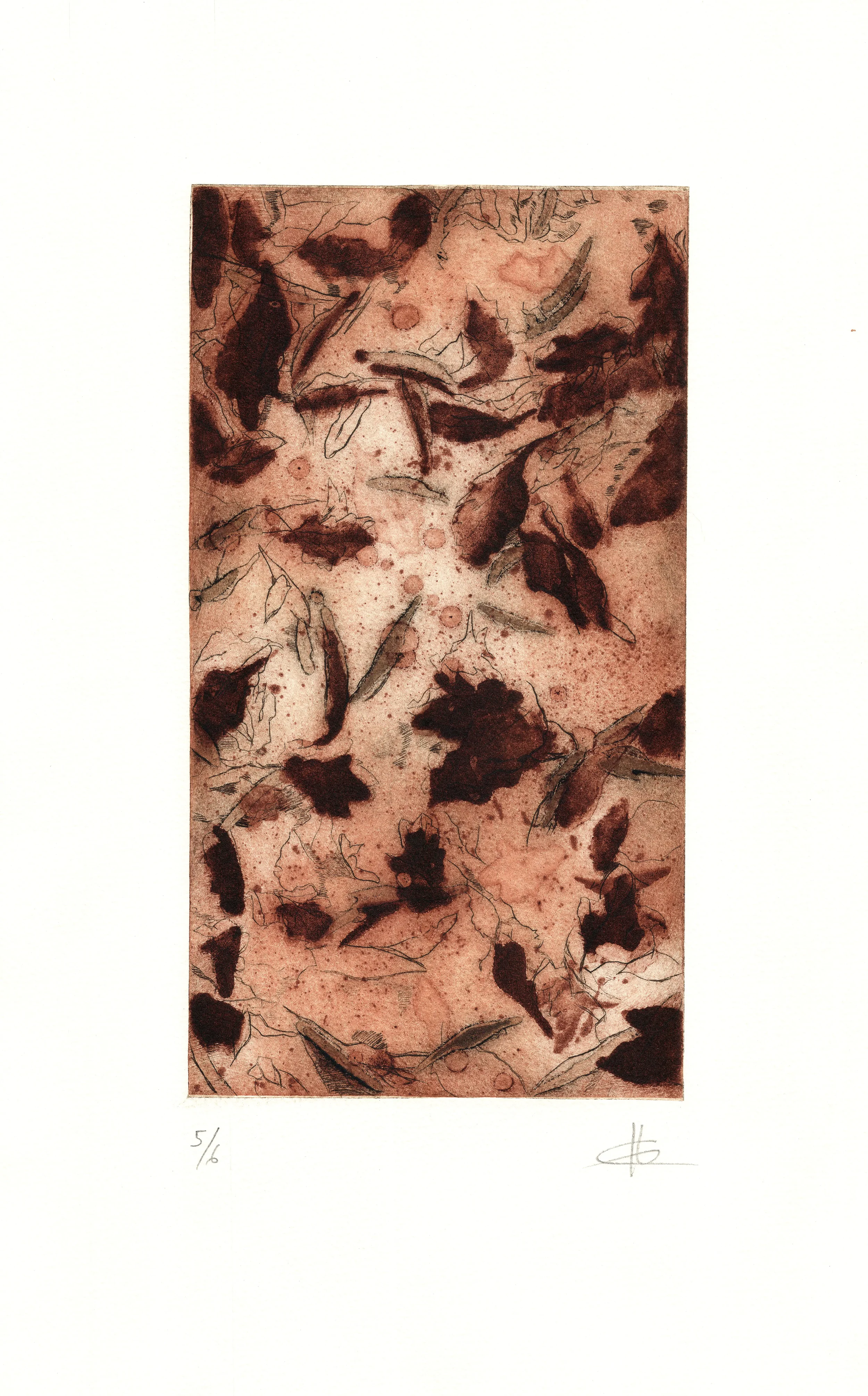 CORPO EN SUSPENSIÓN I
Calcografía, carborundum y punta seca en acetato
49,5 x 31 cm