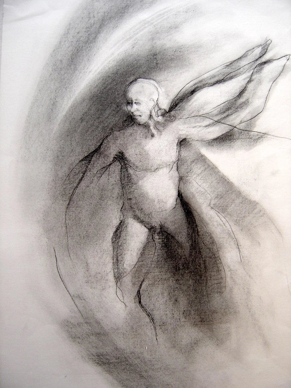 PRESENZA
Grafito y carboncillo sobre papel
46 x 32,5 cm