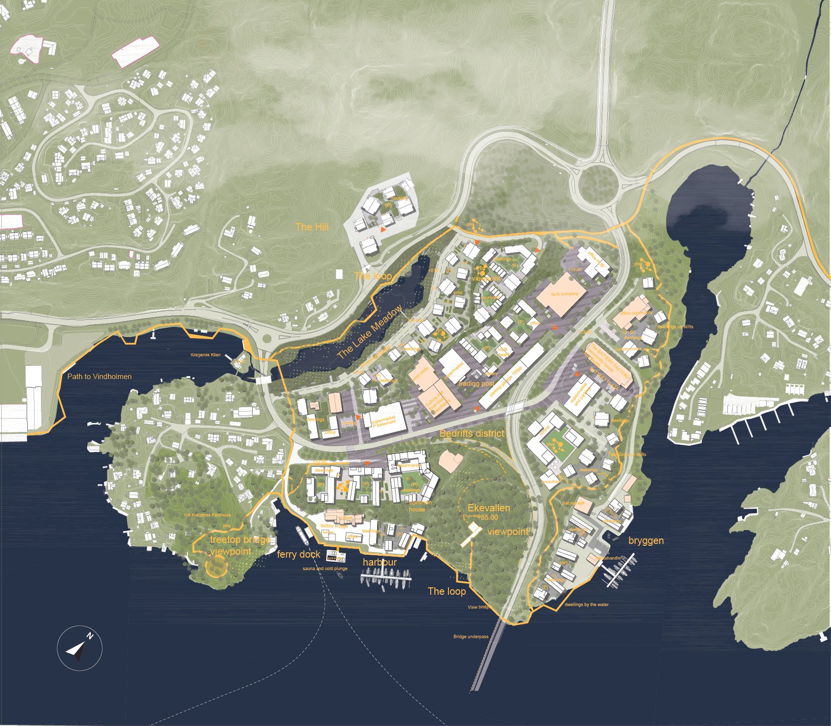 Krøgenes Peninsula - konkurrence