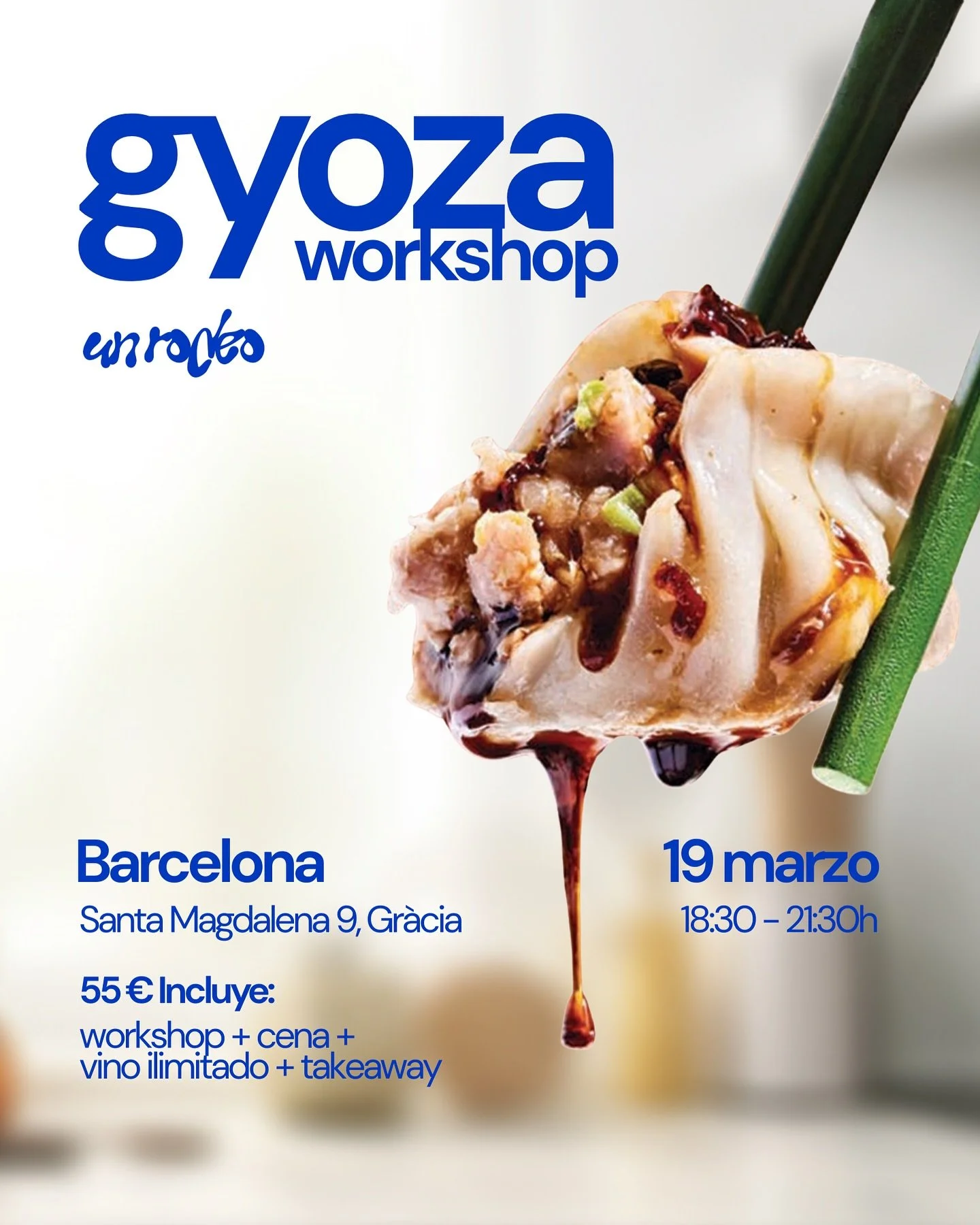 &iexcl;SORTEO EXPRESS! GYOZAS CALLING 🥟 🍷taller + cena + barra libre de vino, 19 de marzo en Barcelona @lexquiseat

𝘀𝗼𝗿𝘁𝗲𝗮𝗺𝗼𝘀 𝘂𝗻𝗮 𝗽𝗹𝗮𝘇𝗮! 𝗽𝗮𝗿𝗮 𝗽𝗮𝗿𝘁𝗶𝗰𝗶𝗽𝗮𝗿:&nbsp;
Dale like, comenta etiquetando a un amigo y s&iacute;guen