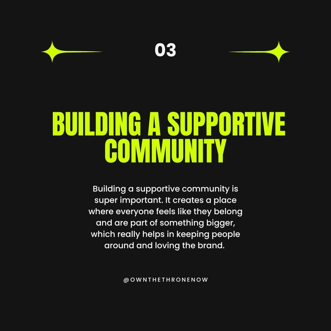 It's also a cool spot for everyone to chat, swap stories, and get real about what they think, making everyone trust and believe in your brand even more. Plus, it's a goldmine for feedback, helping to tweak and improve things in a way that really hits