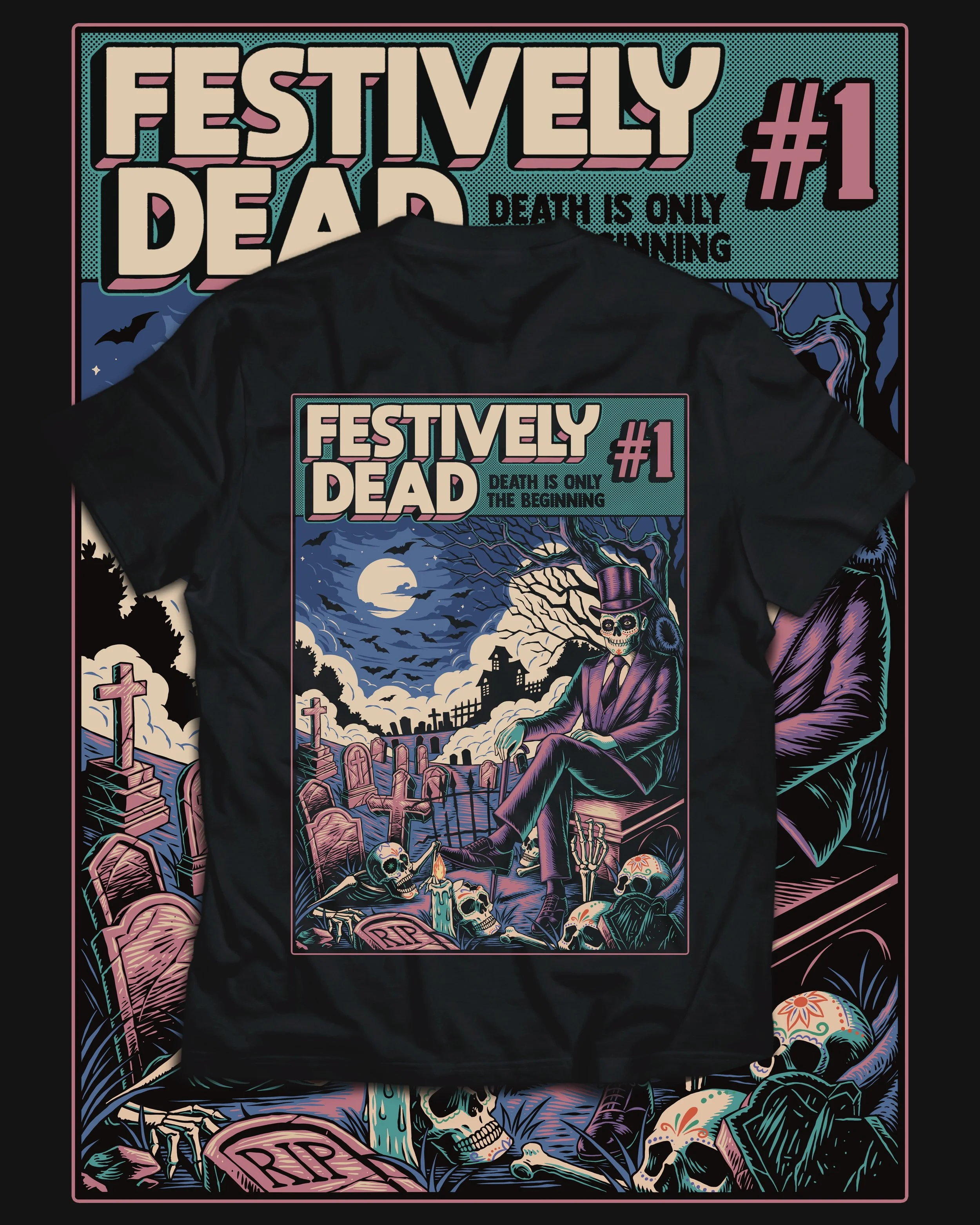 Comic Book #1 Death is only the Beginning T-Shirt