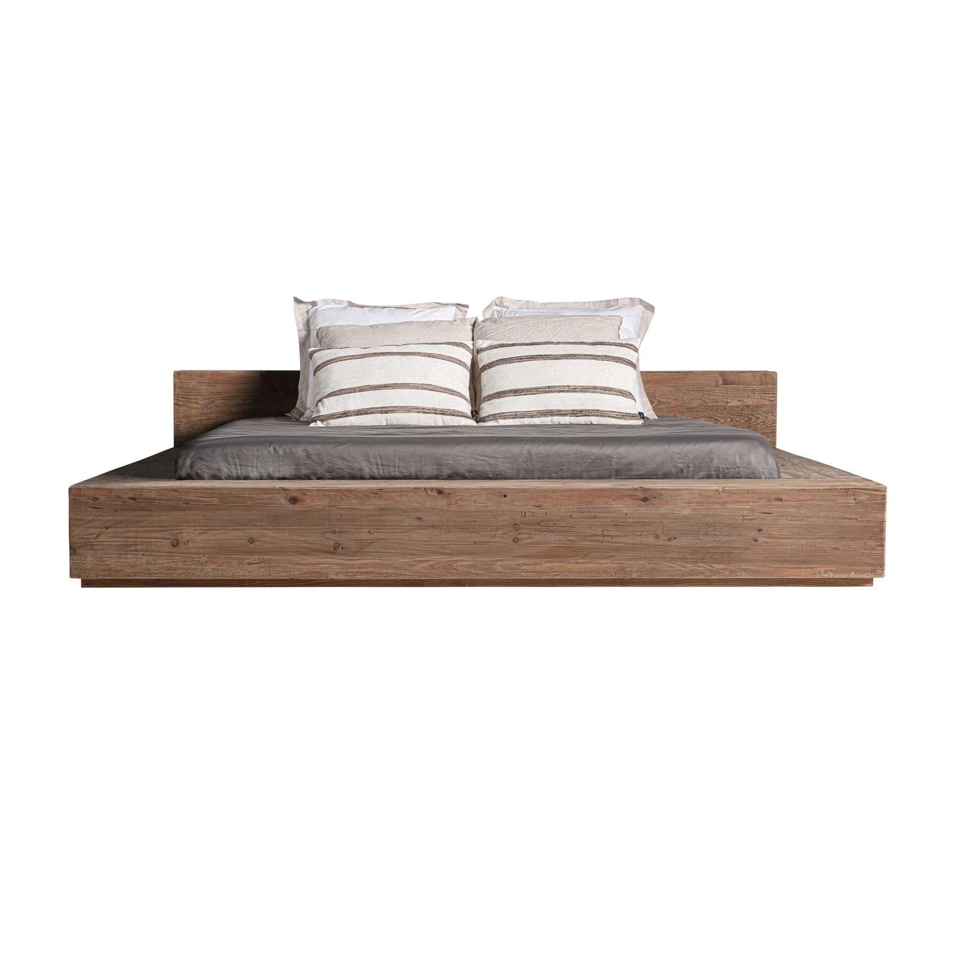 Truel Bett aus massivem Pinienholz