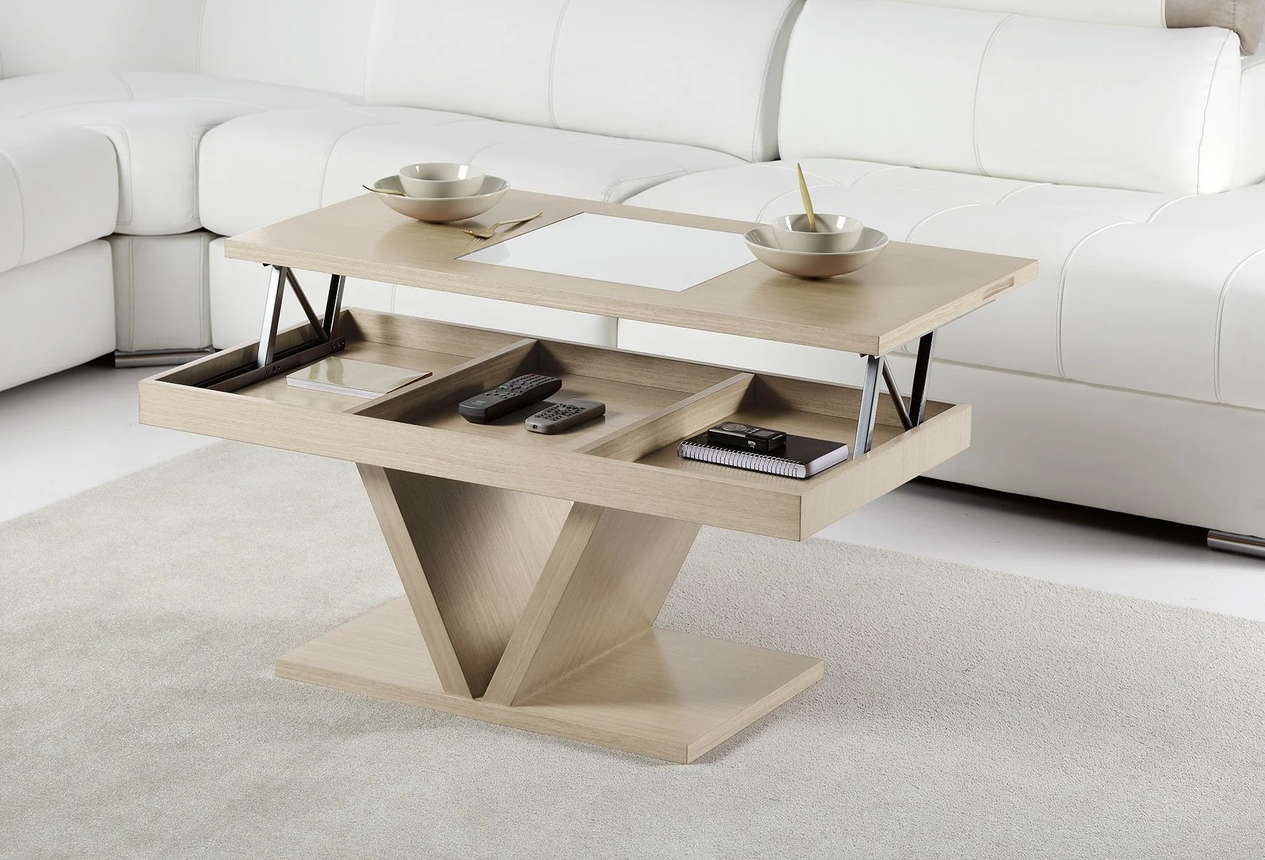 Modularer Hebe-Couchtisch