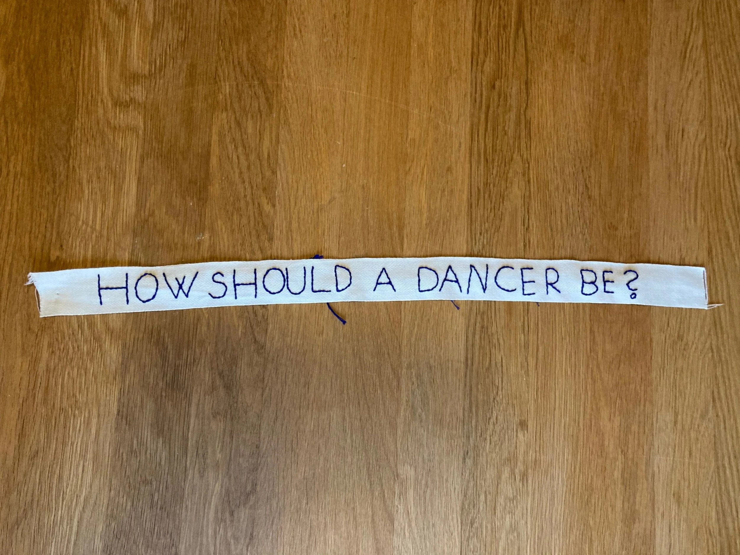 How should a dancer be? Andrea Csaszni Rygh