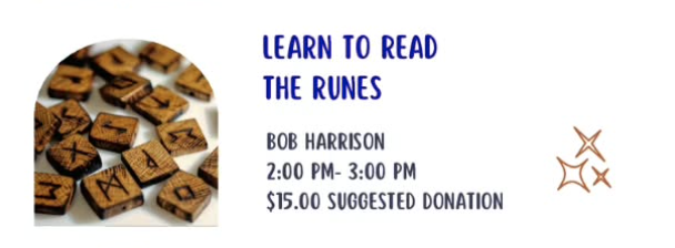 Learn to Read Runes with Bob Harrison