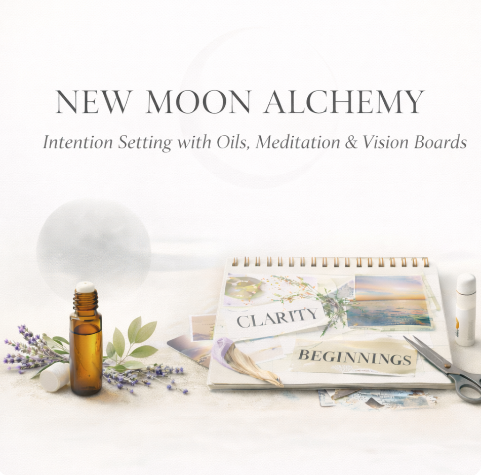 New Moon Alchemy: Intention Setting with Oils, Meditation &amp; Vision Boards