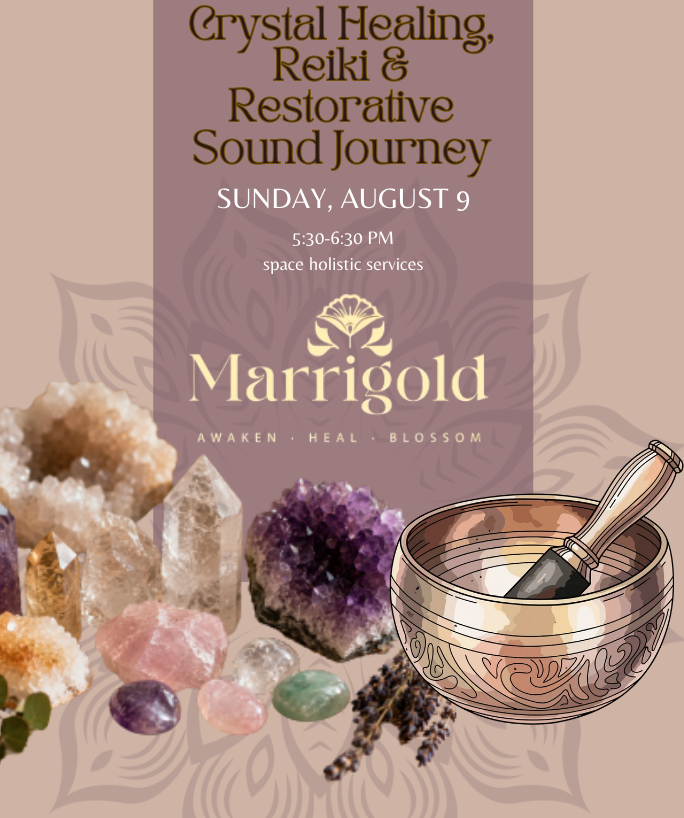 Crystal Healing, Reiki & Restorative Sound Journey with Nita Jain