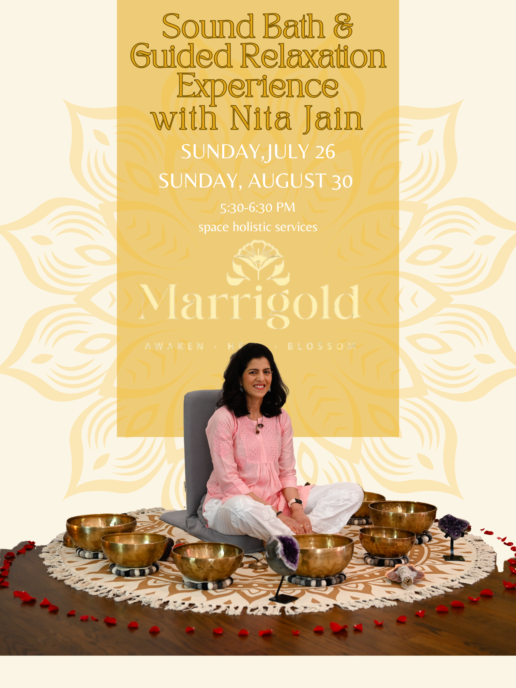 Sound Bath &amp; Guided Relaxation Experience with Nita Jain