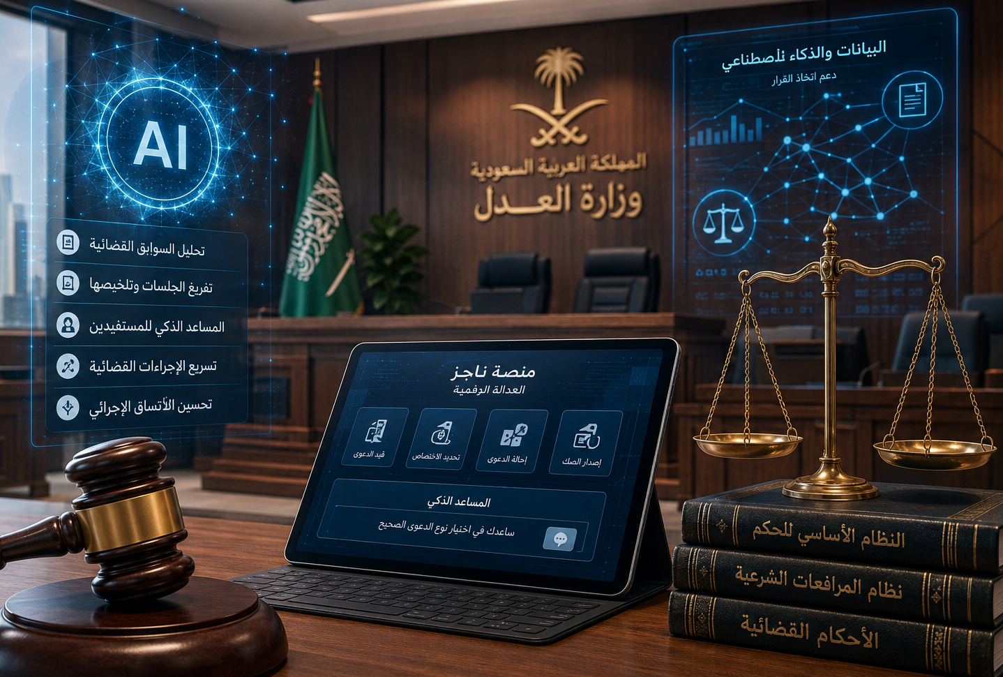 Saudi Courts Deploy AI to Advance Digital Justice