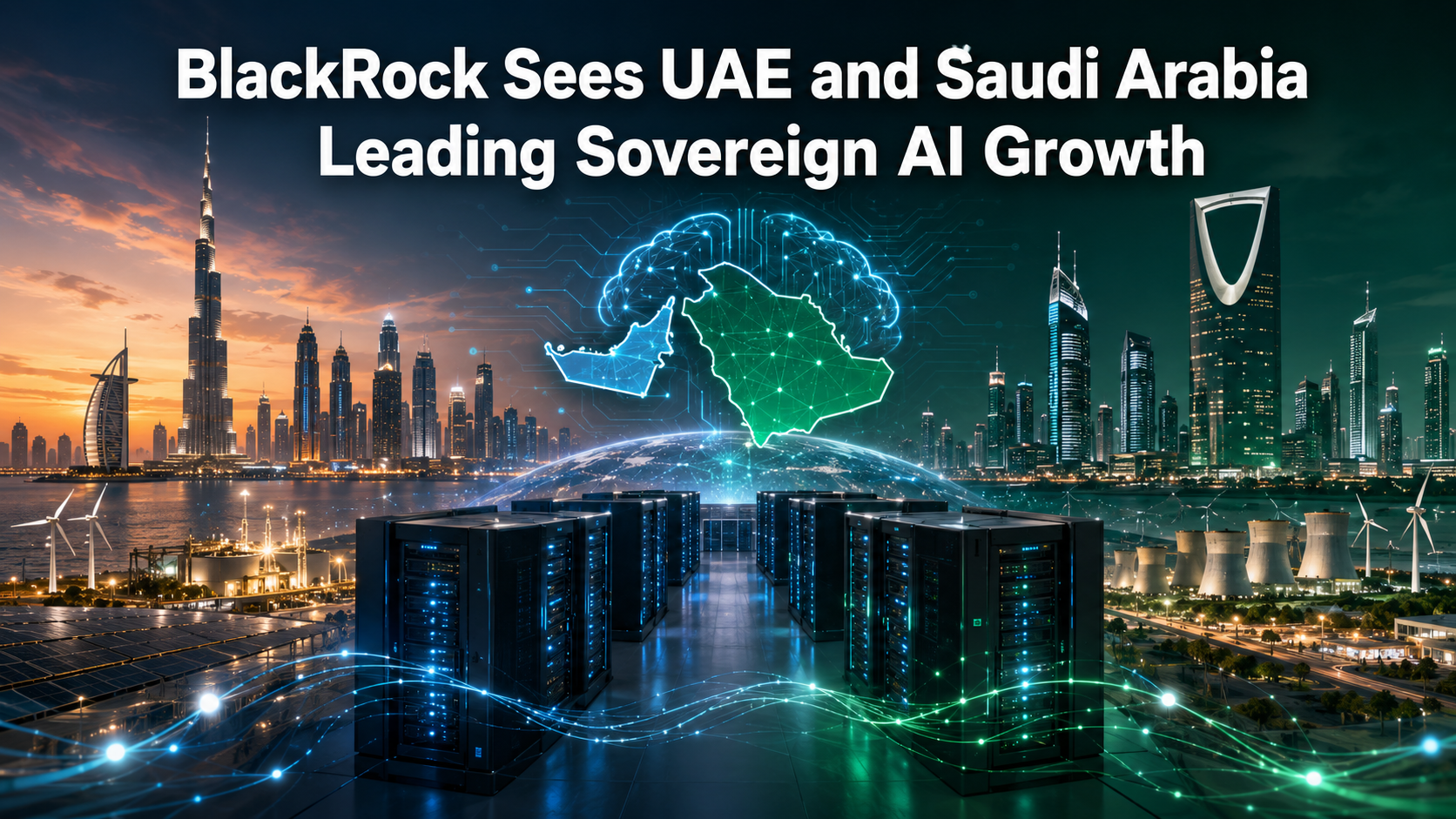 BlackRock Sees UAE and Saudi Arabia Leading Sovereign AI Growth