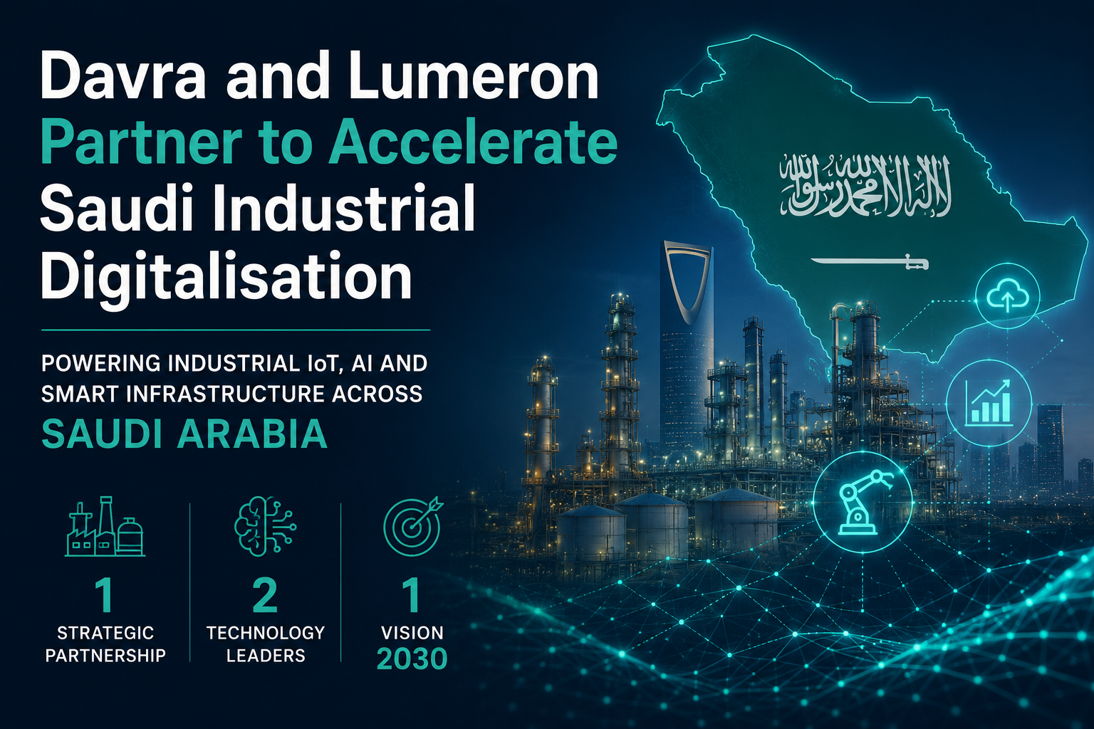 Saudi Vision 2030 Drives New Davra-Lumeron Digital Partnership