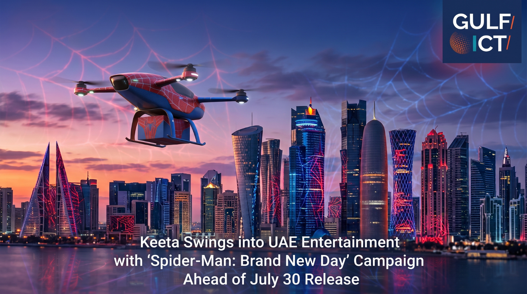 Keeta Swings into UAE Entertainment with 'Spider-Man: Brand New Day' Campaign Ahead of July 30 Release