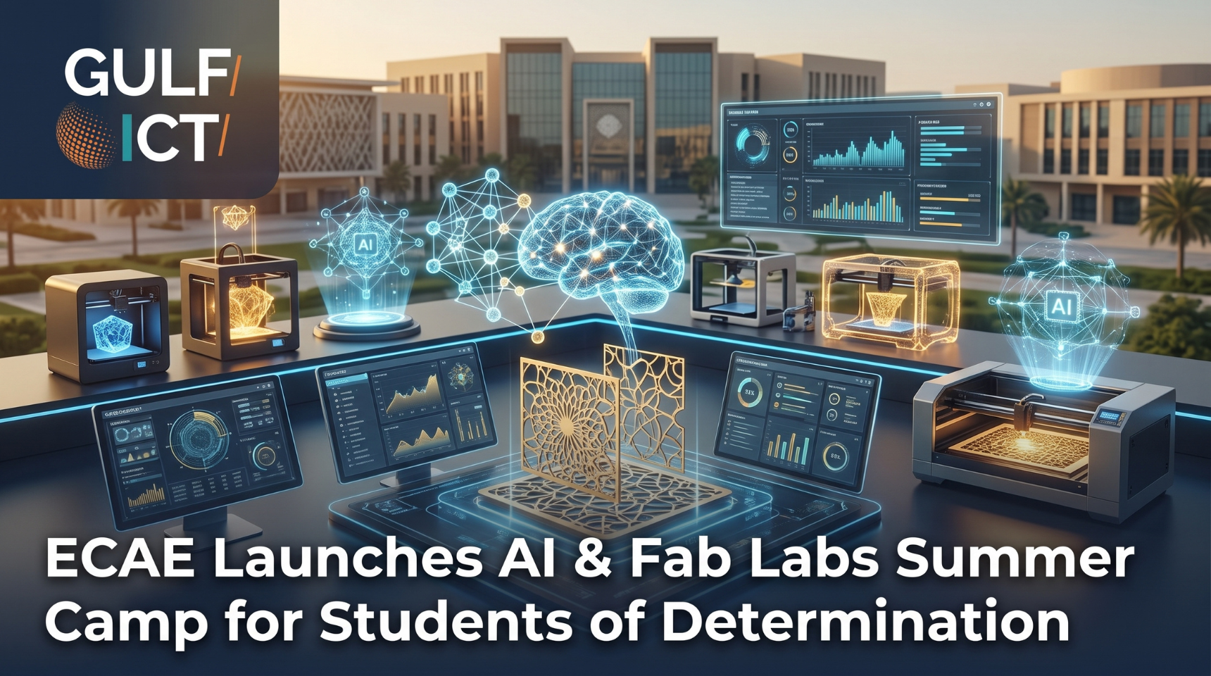 ECAE Launches AI and Fab Labs Summer Camp in Abu Dhabi for Students of Determination