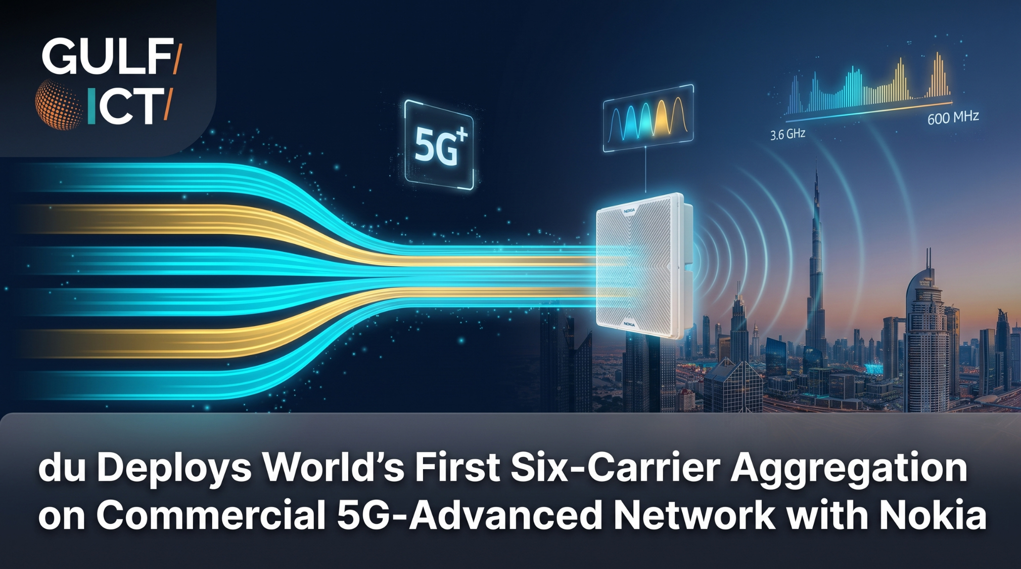 du Deploys World’s First Six Carrier Aggregation on Commercial 5G Advanced Network in Strategic Partnership with Nokia