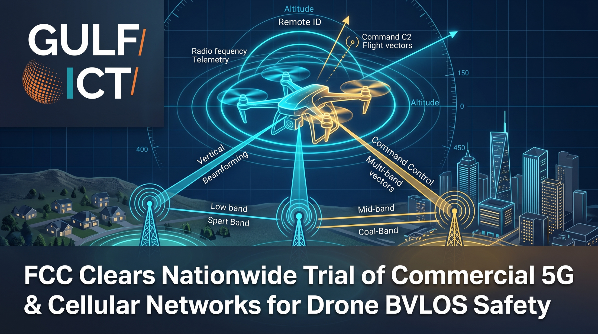FCC Grants Nationwide Waiver to Test Commercial 5G and Cellular Networks for Airborne Drone Safety and BVLOS Flights