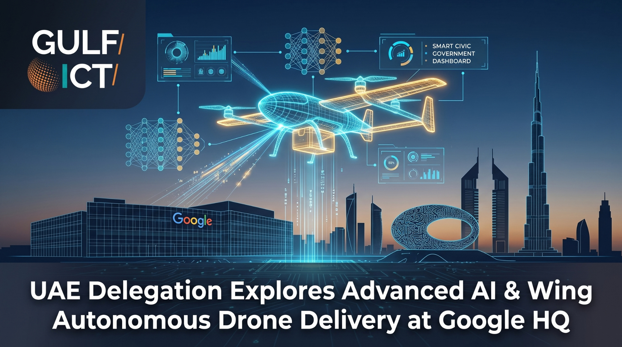UAE Government Delegation Explores Frontier Models and Autonomous Wing Drone Delivery at Google Headquarters