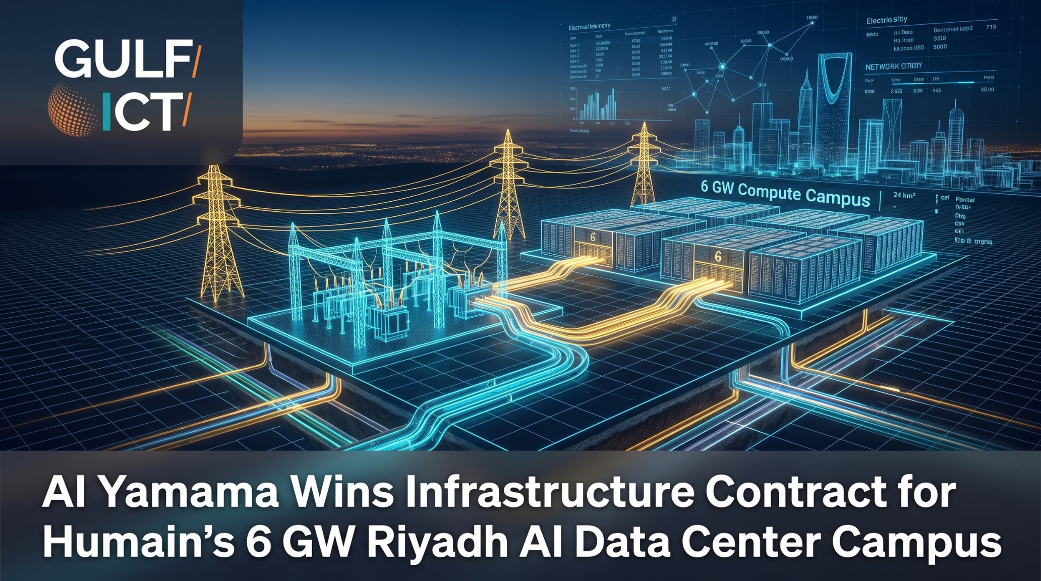 Al Yamama Clinches Infrastructure Contract for Humain’s 6 GW Hyperscale AI Campus in East Riyadh