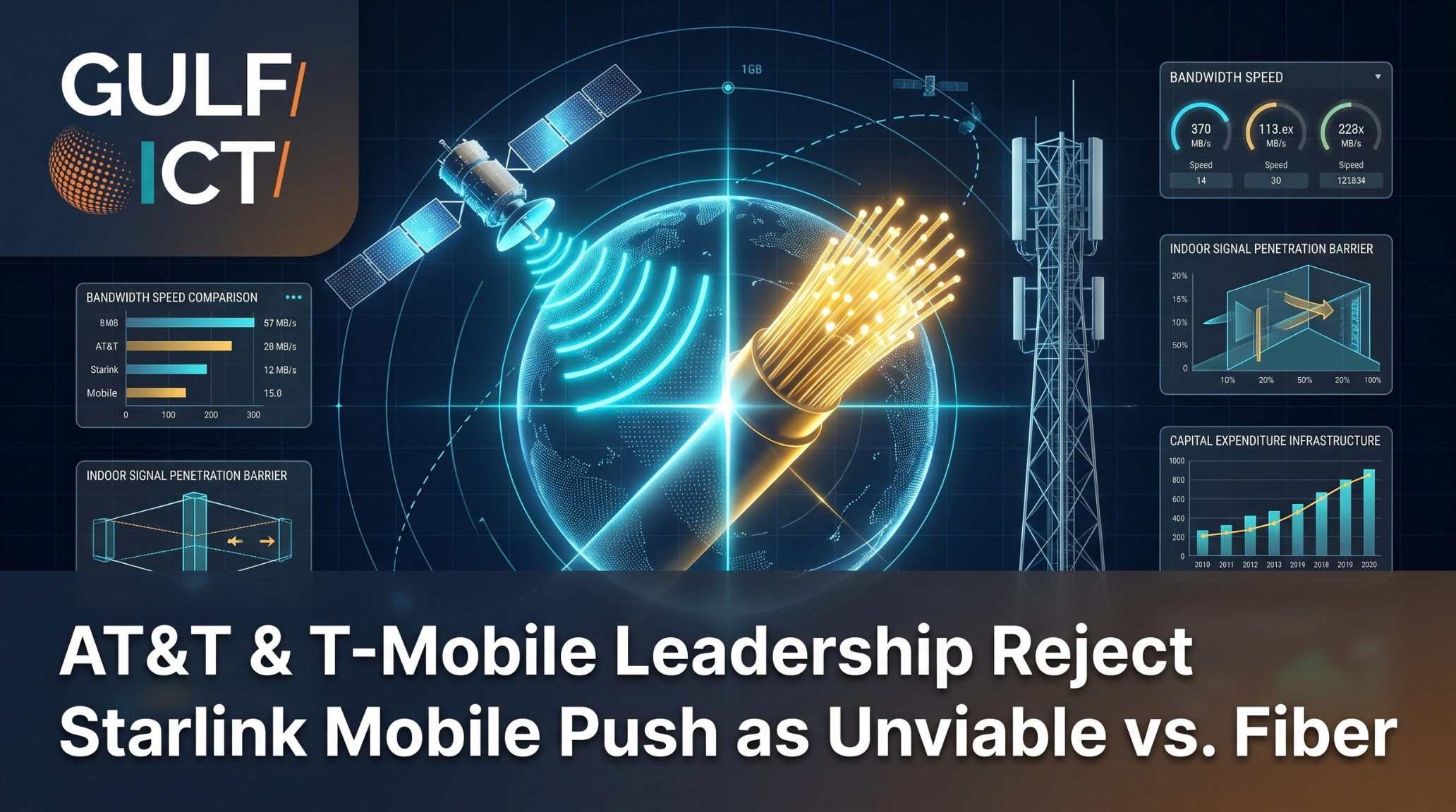 AT&amp;T and T-Mobile Leadership Reject Elon Musk’s Starlink Mobile Disruption Plans as Unviable Against Terrestrial Fiber