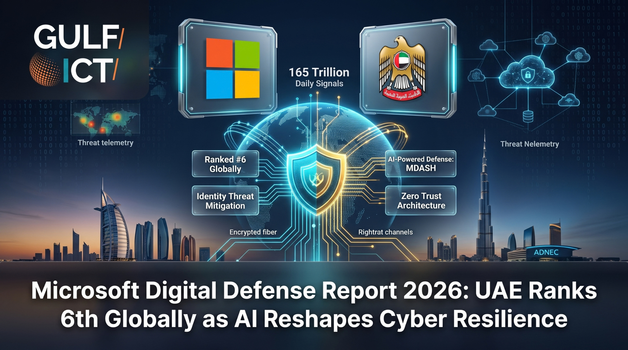 UAE Ranks Sixth Globally for Cyber Activity as Microsoft 2026 Digital Defense Report Highlights AI Weaponization and Identity Vulnerabilities