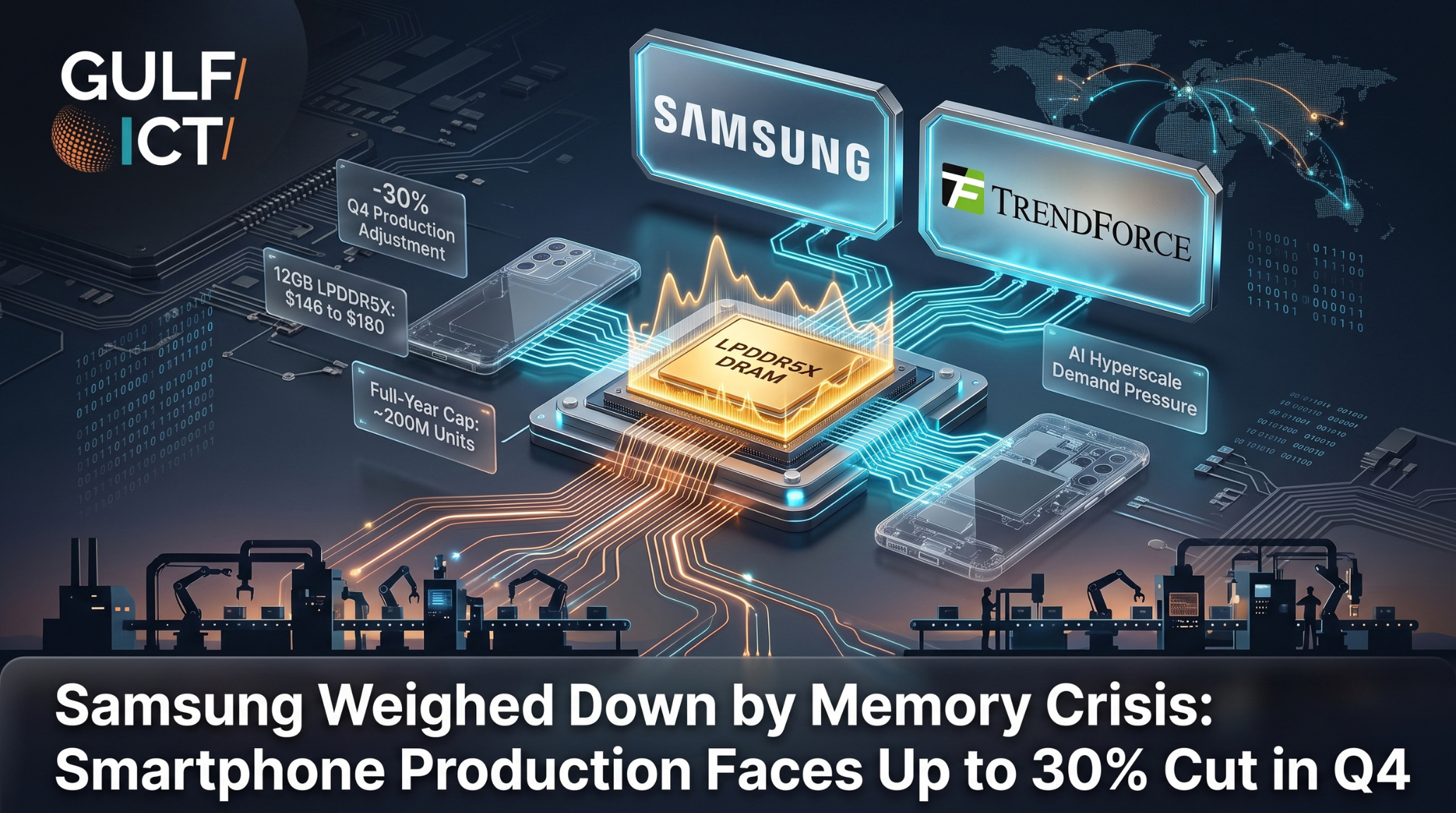 Samsung Weighs Up to 30% Smartphone Output Slash in Q4 as Soaring AI Memory Costs Wipe Out Handset Margins