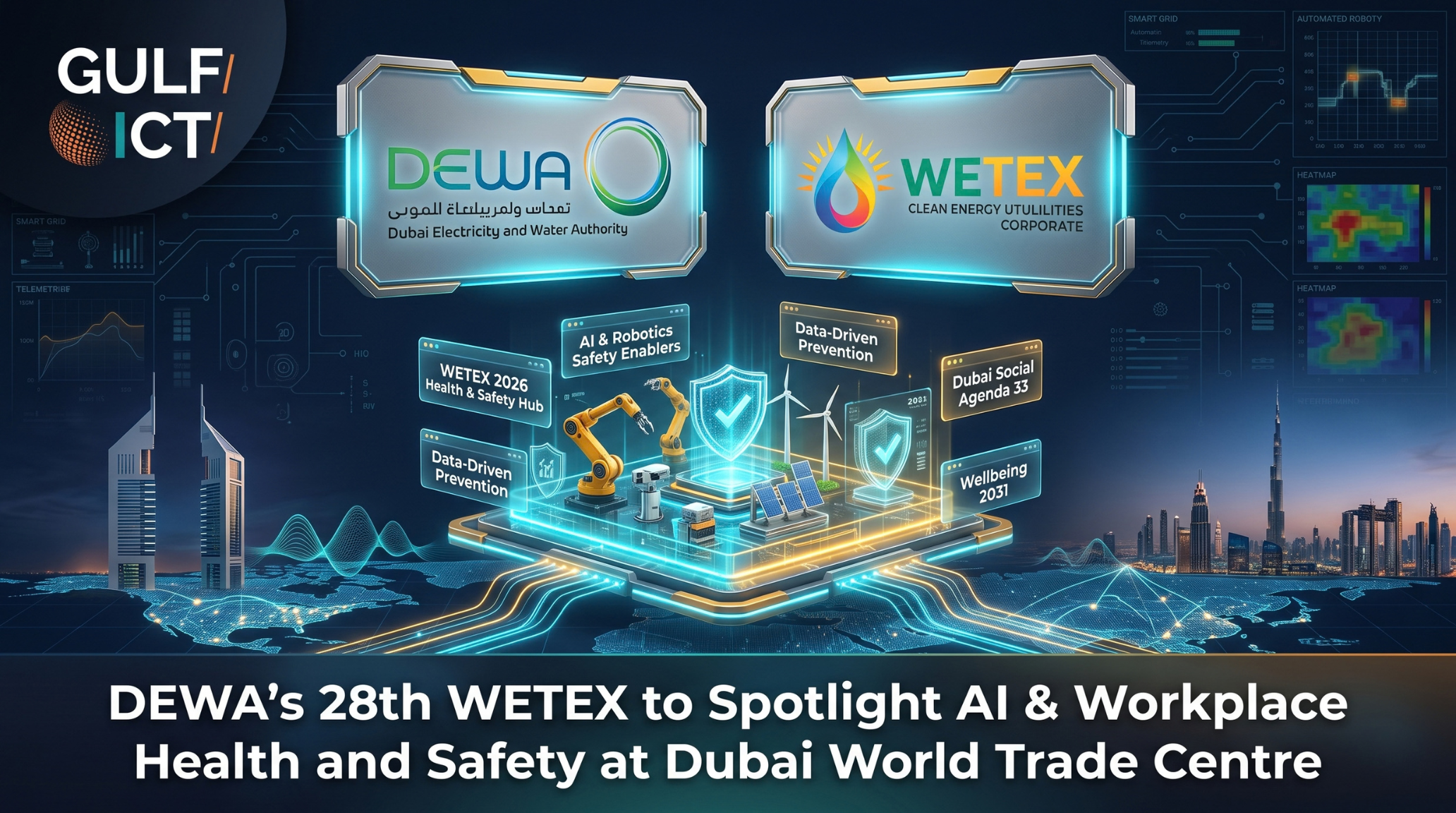 DEWA’s 28th WETEX to Spotlight AI and Robotics in Occupational Safety at DWTC Health and Safety Hub