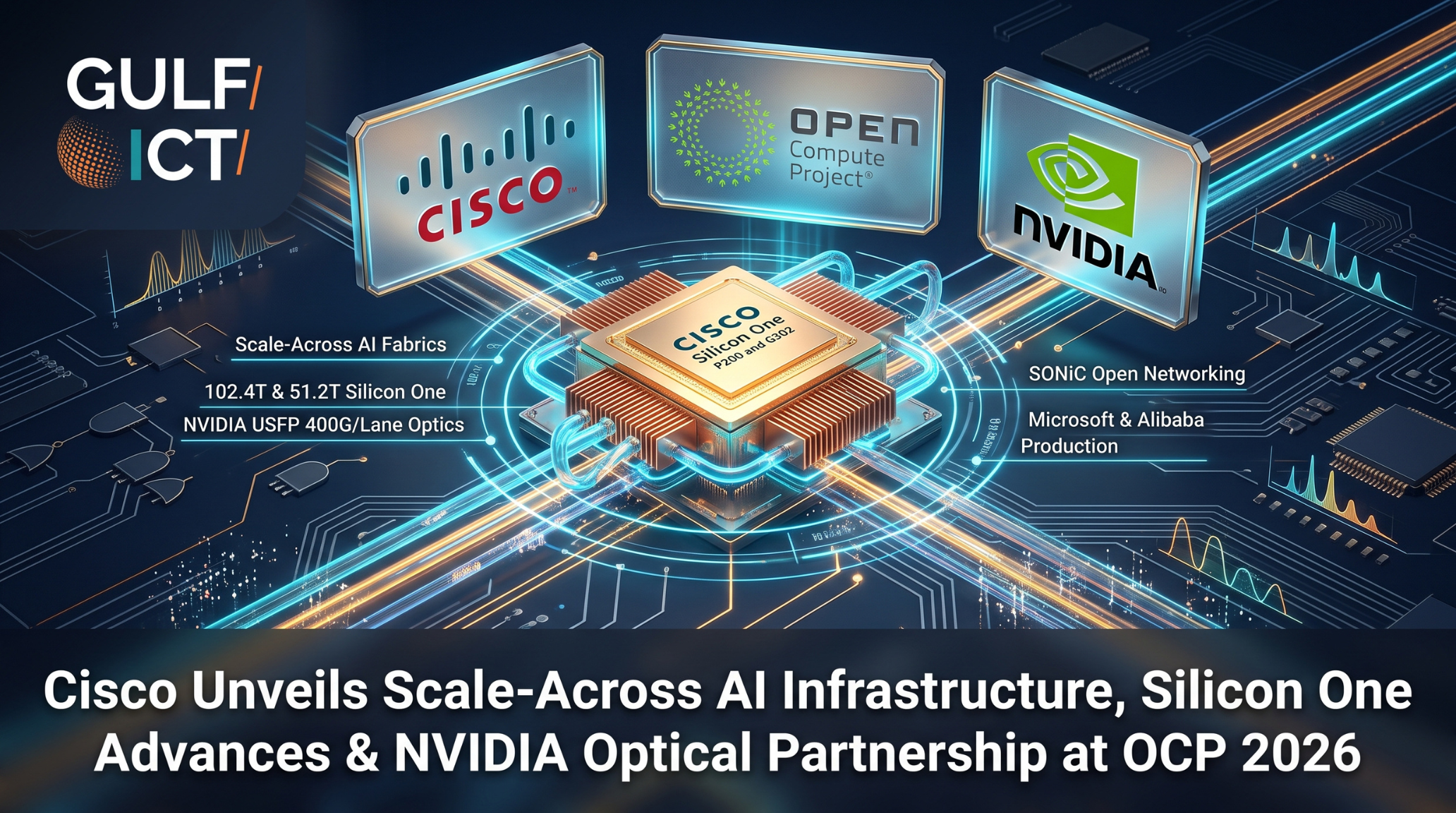 Cisco Unveils Scale-Across AI Architecture at OCP 2026 Alongside NVIDIA Optical Pact and Hyperscale Silicon One Deployments