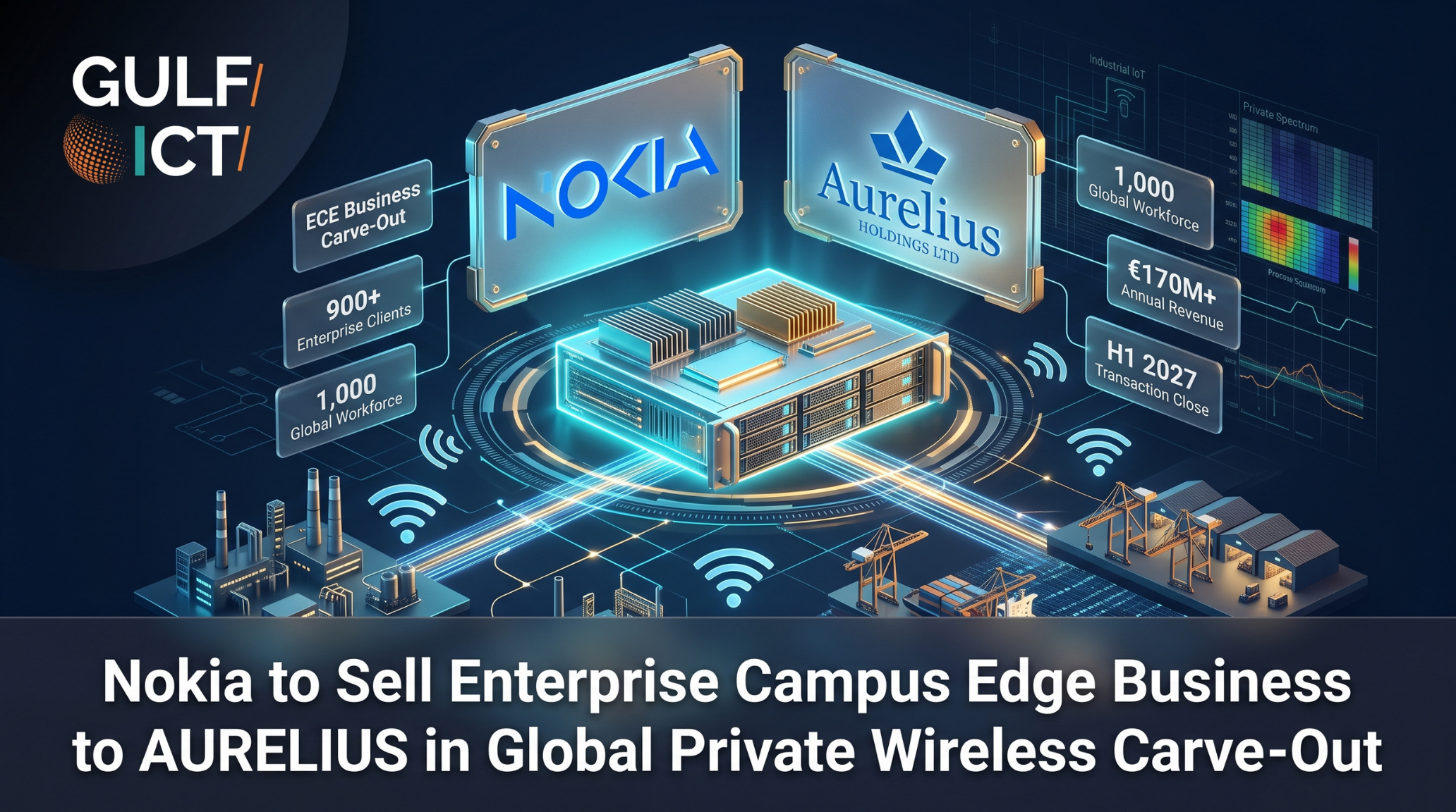 Nokia to Carve Out and Sell Enterprise Campus Edge Unit to Private Equity Firm AURELIUS in H1 2027