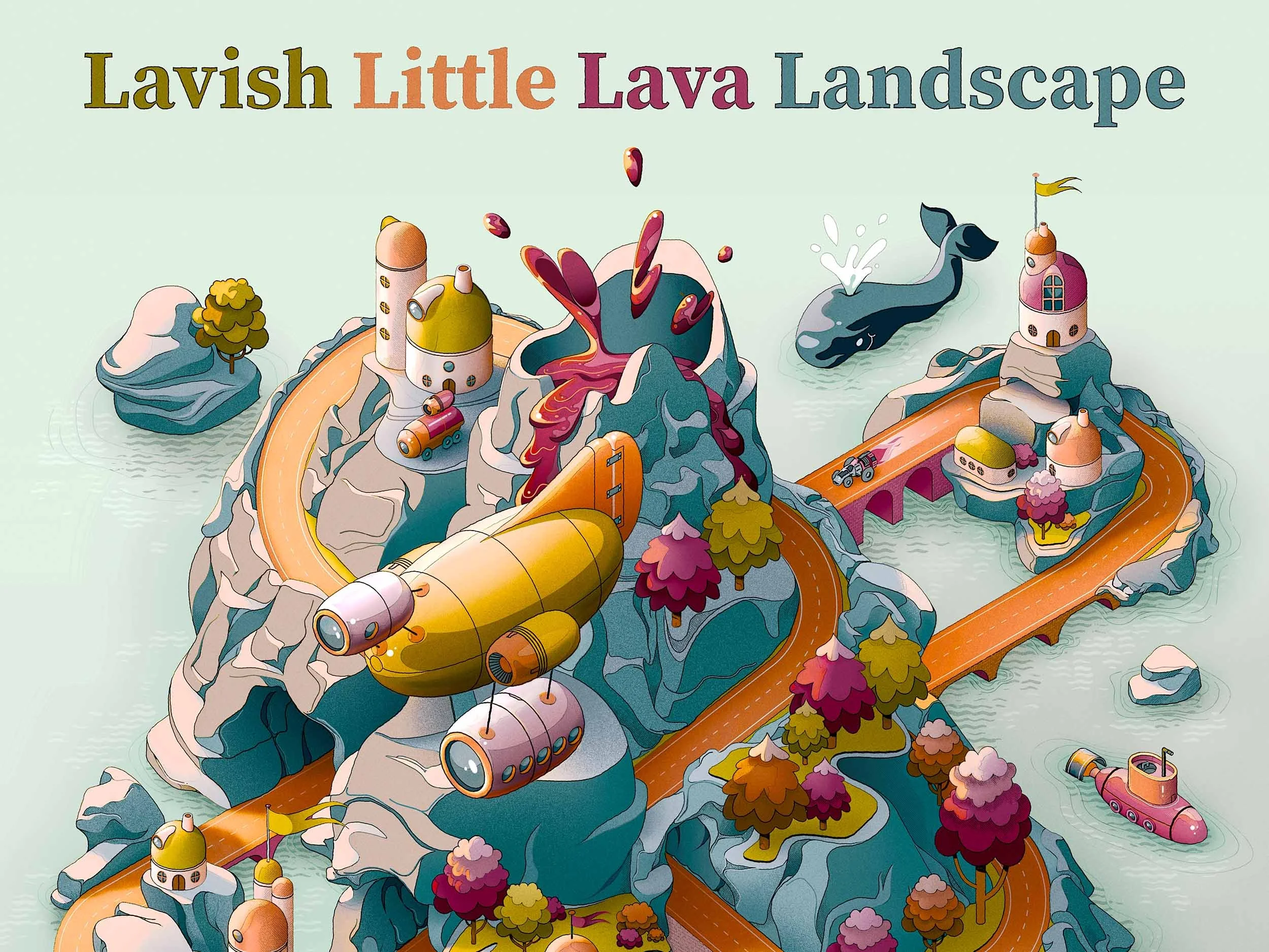 Lavish Little Lava Landscape