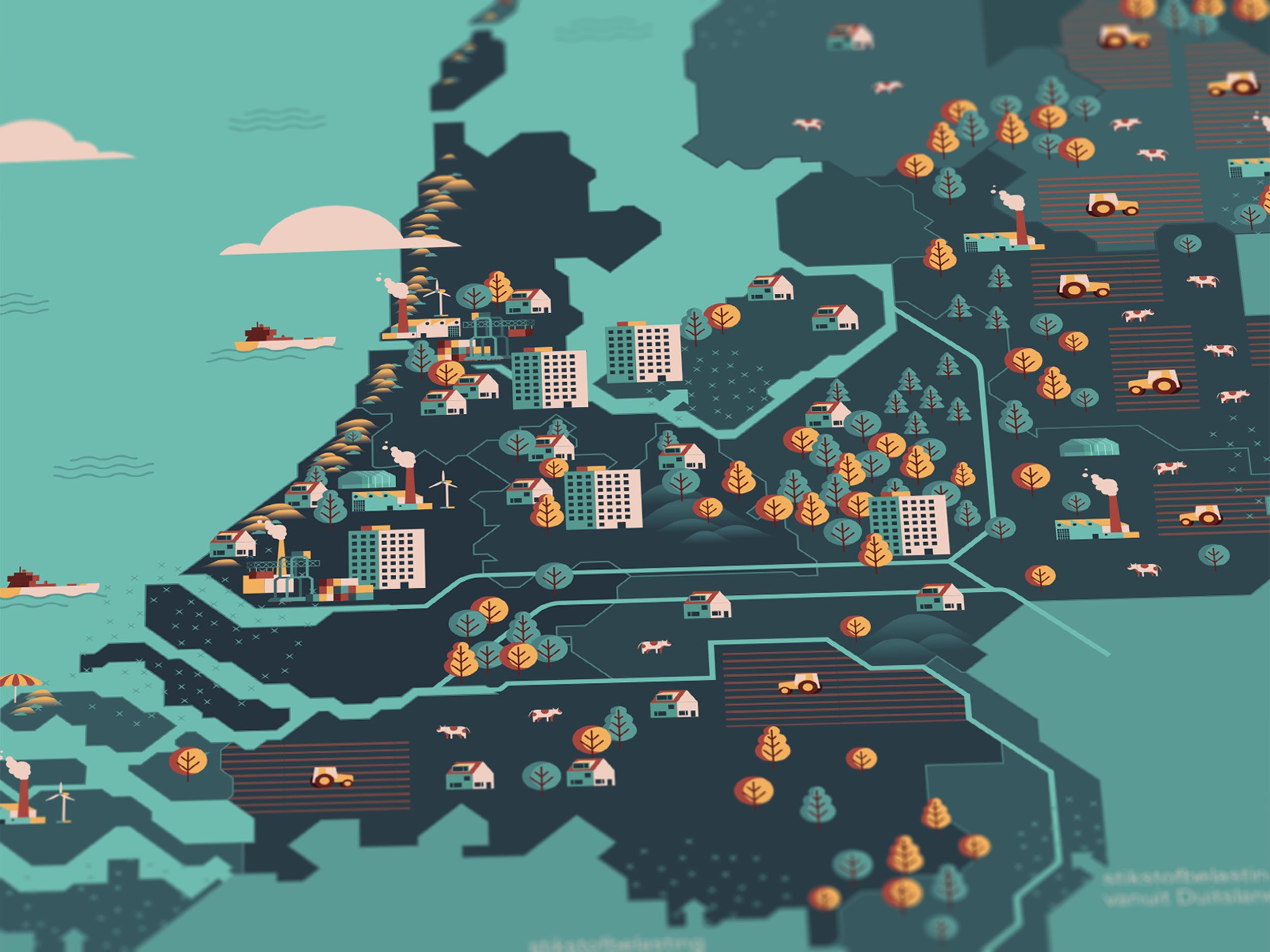 Diverse infographics