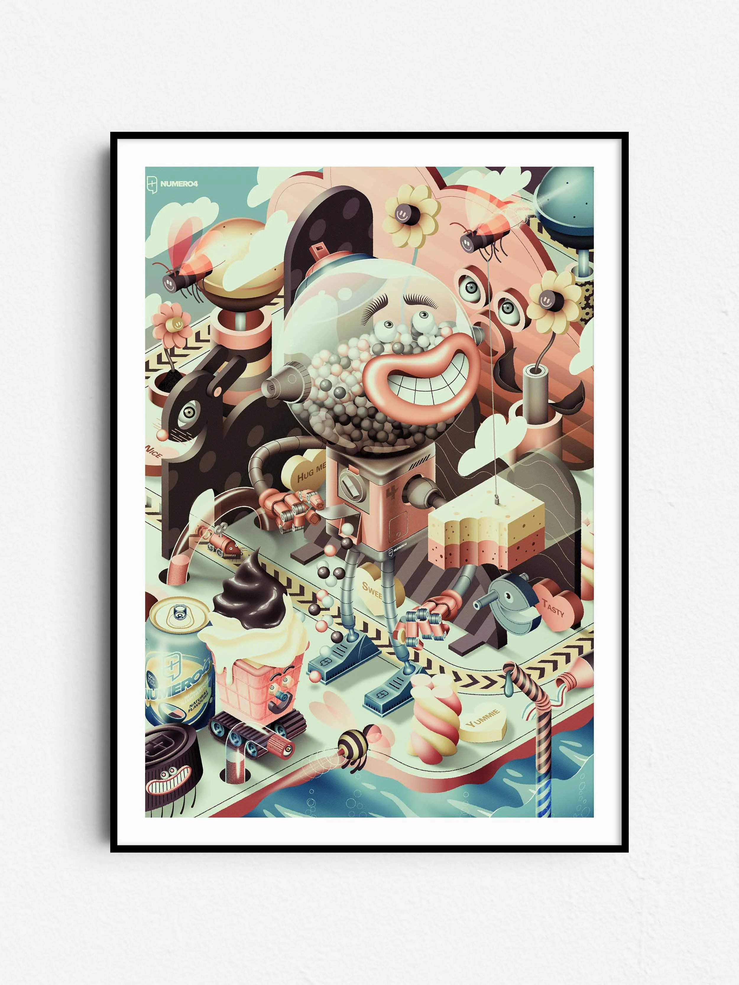 Eigen werk – Poster Gumball Machine 