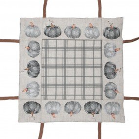 Brotkorb Grau Baumwolle Kürbis