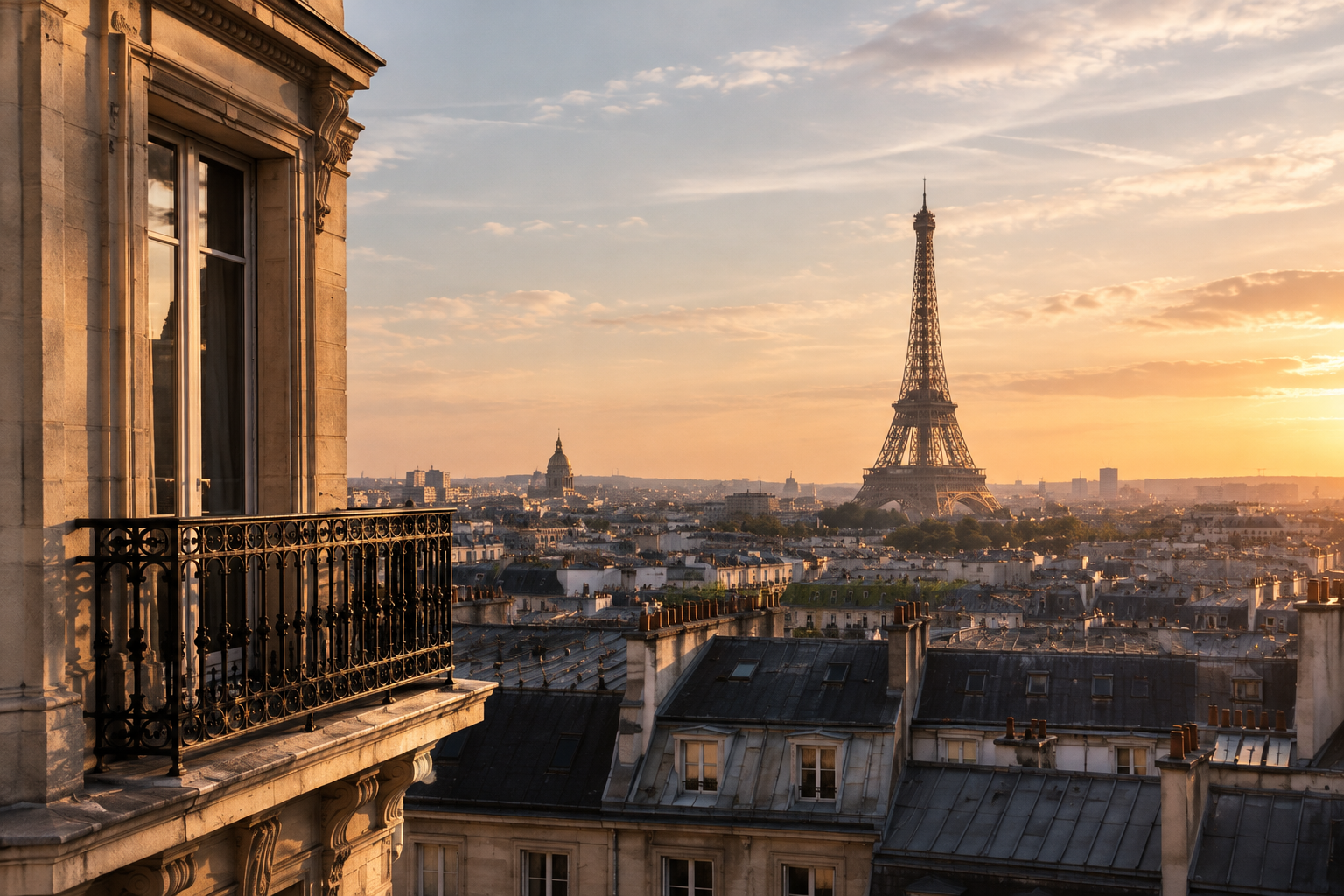 Paris doré depuis un balcon haussmannien.png