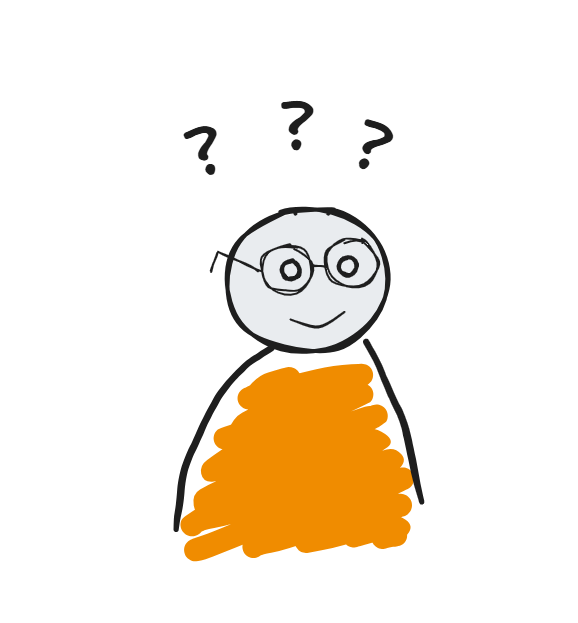 A confused person who is unsure what page you were looking for