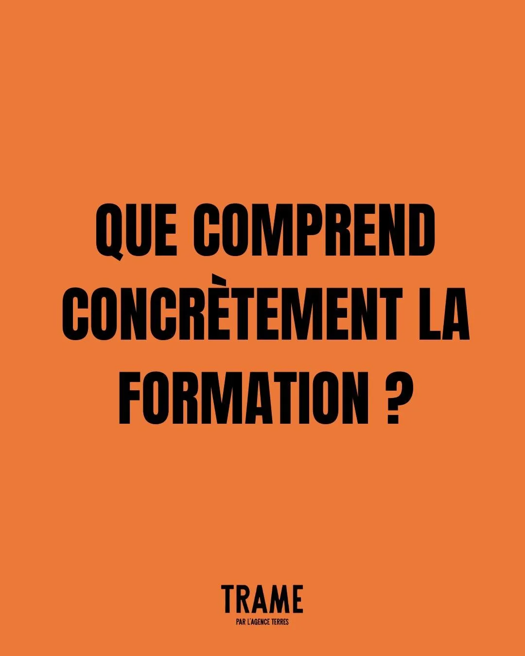 ✨ Que comprend concr&egrave;tement la formation TRAME ?

@trame_agenceterres , ce n&rsquo;est pas une accumulation de contenus. C&rsquo;est un parcours structur&eacute;, pens&eacute; pour durer 👇

🎥 7 modules vid&eacute;o digestes, &agrave; suivre 