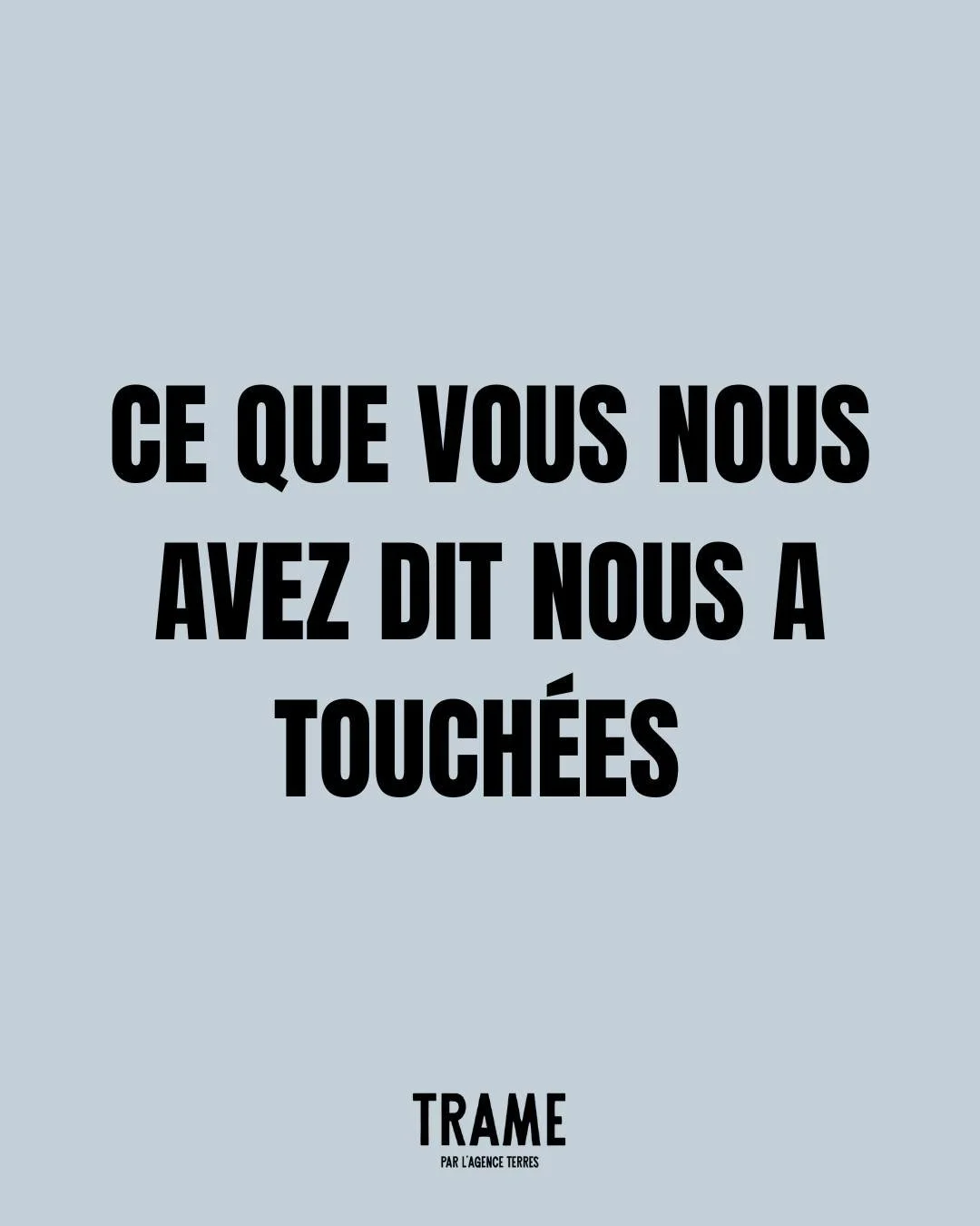 Lundi 6 avril &agrave; 21h on est en live sur Instagram 🎙️
On r&eacute;pond &agrave; toutes vos questions sur TRAME et on glisse un code promo &agrave; la fin pour celles et ceux qui veulent rejoindre. 🎁
Ces derni&egrave;res semaines, vos retours n