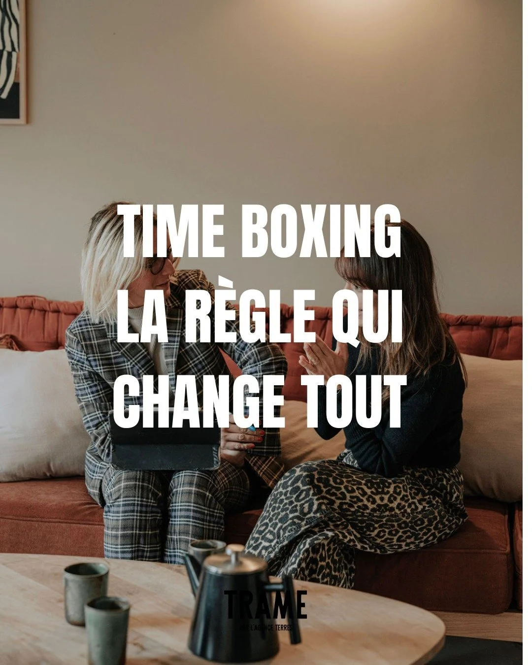 Le time boxing, c'est une r&egrave;gle simple : chaque t&acirc;che a une dur&eacute;e d&eacute;finie. Quand le temps est &eacute;coul&eacute;, on passe &agrave; la suite. ⏰
Pour nous, c'est l'une des r&egrave;gles qui a le plus transform&eacute; notr