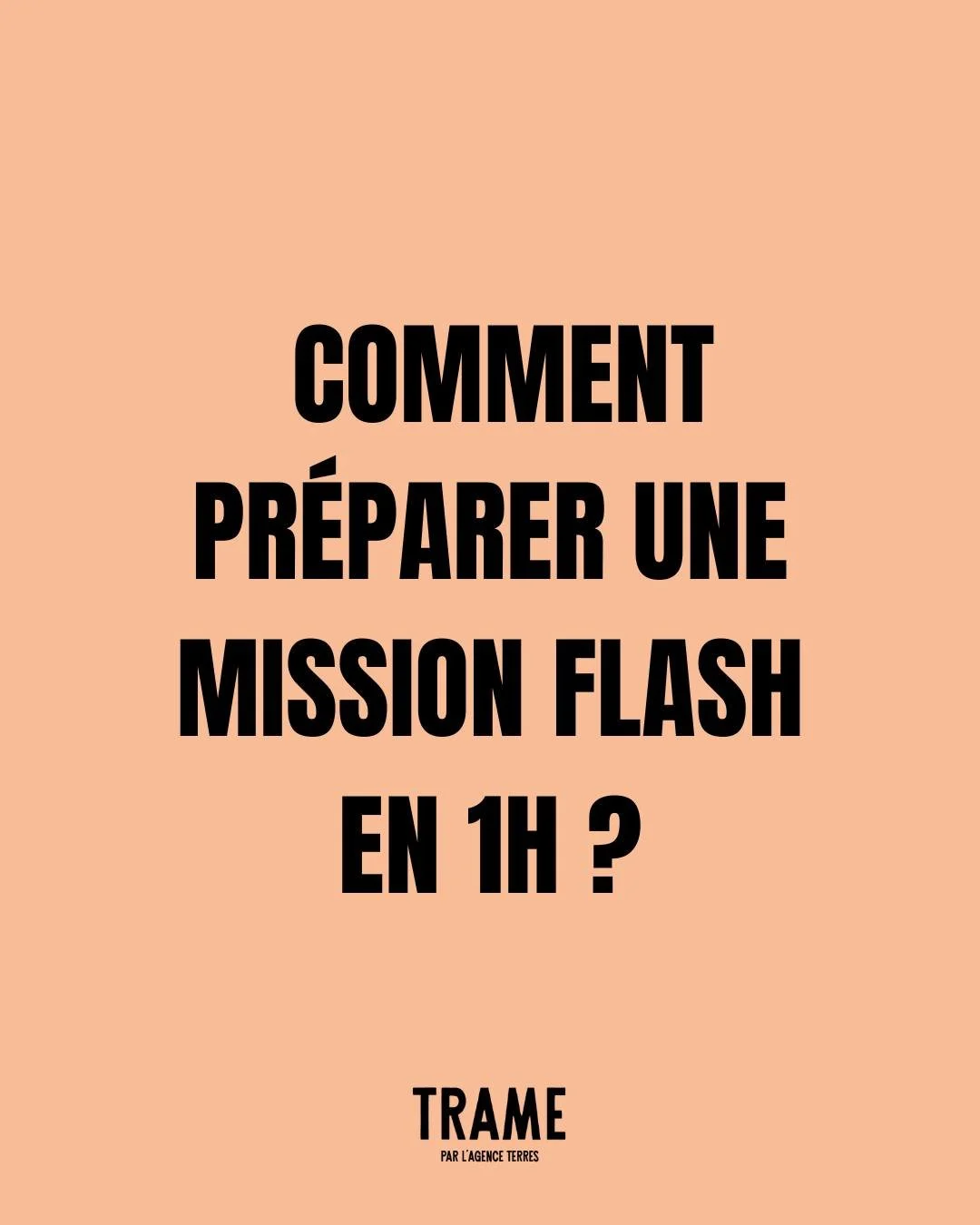 Une Mission Flash bien pr&eacute;par&eacute;e, &ccedil;a se fait en une heure. Pas plus 😉
Voici comment on organise ce temps. Si vous souhaitez savoir en quoi consiste concr&egrave;tement cette mission flash, commentez FLASH ⚡️
.
.
#architectedinter