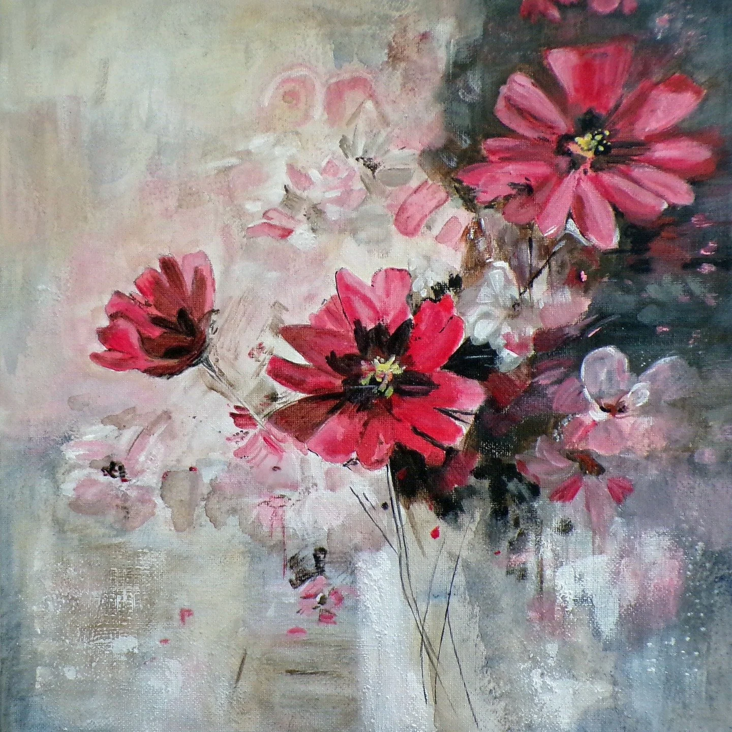 "Blooming After the Storm"

I love painting flowers because they&rsquo;re beautiful, but also because of what they symbolize to me.

They represent growth, resilience, and quiet strength. Even when conditions aren&rsquo;t perfect, they stil