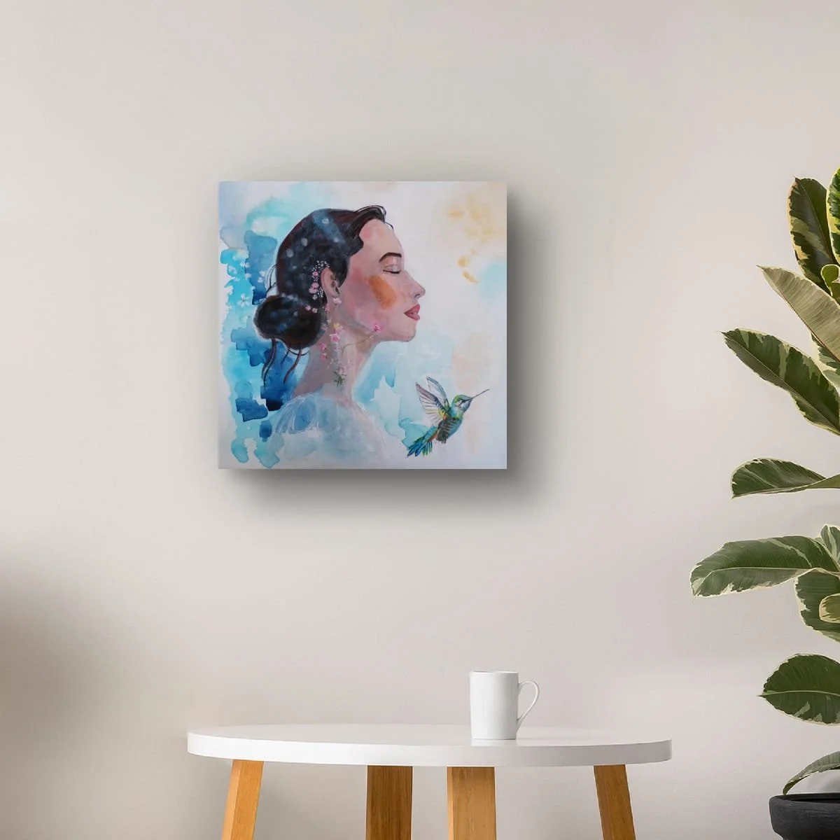 In Her Radiance by Rosemarie Valsoaney- on wall 1.jpeg