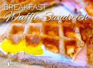 Waffle Breakfast Sandwich