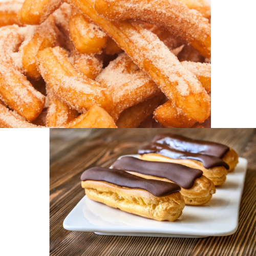 Choux Pastry Plus Eclairs and Churros