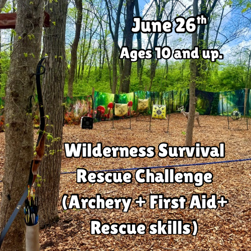 ***NEW*** Wilderness Survival Rescue Challenge (Archery + First Aid+ Rescue skills)