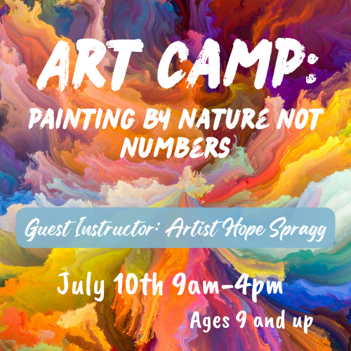 Art Camp- Paint by Nature not by Numbers